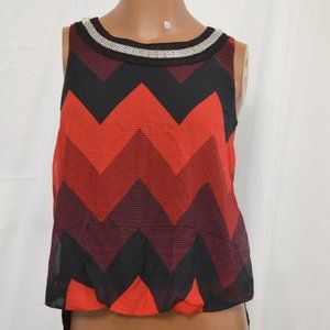 Red & Black blouse